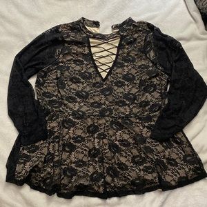 Laced Top From Torrid; size: 4 (4XL); new